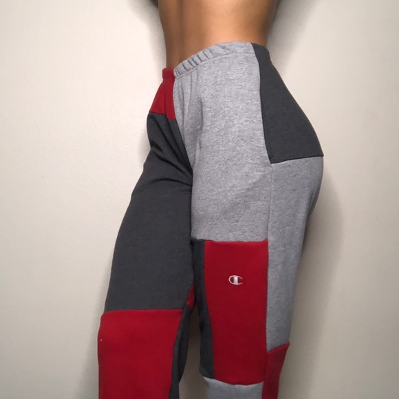 Champion Pants - CHAMPION Color Block Sweatpants